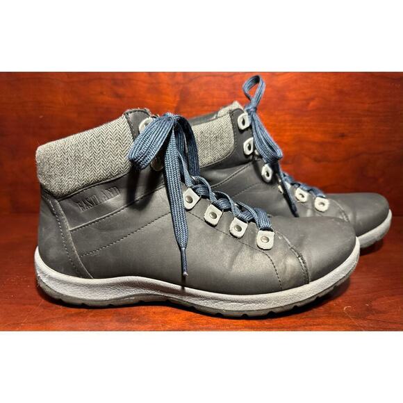 Eastland Women's Size 10 M Black Bethanie Ankle Boot W/ Tweed Knit Padded Collar - Picture 1 of 10